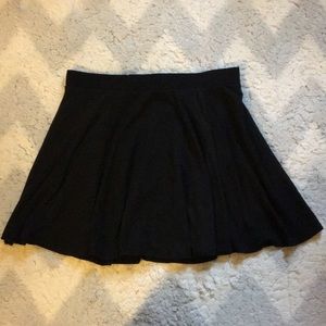 Black Circle Mini Skirt